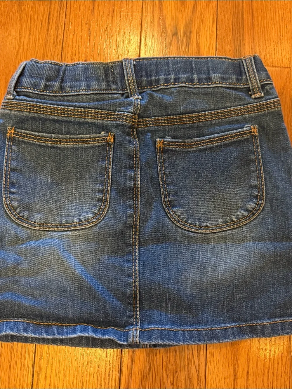 Osh Kosh Girls Blue Denim Skirt - Casual Kids Bottoms